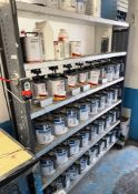 5 Tier Mixing Unit w/ Quantity of Paints & Fillon Technologies Dempro Mixing Motor