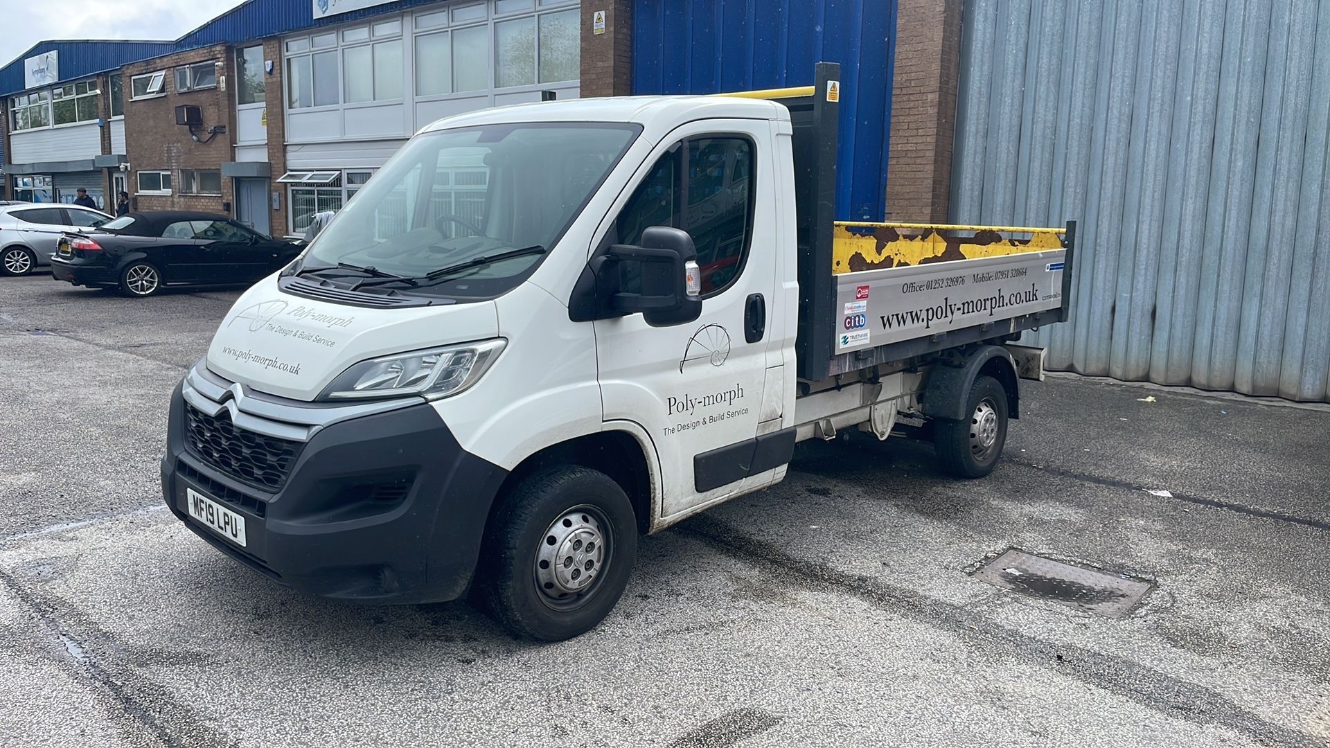 Citroen Relay 35 L2 BLUEHDI Tipper Truck | Reg: MF19 LPU | Mileage: 14,269 - Image 3 of 22