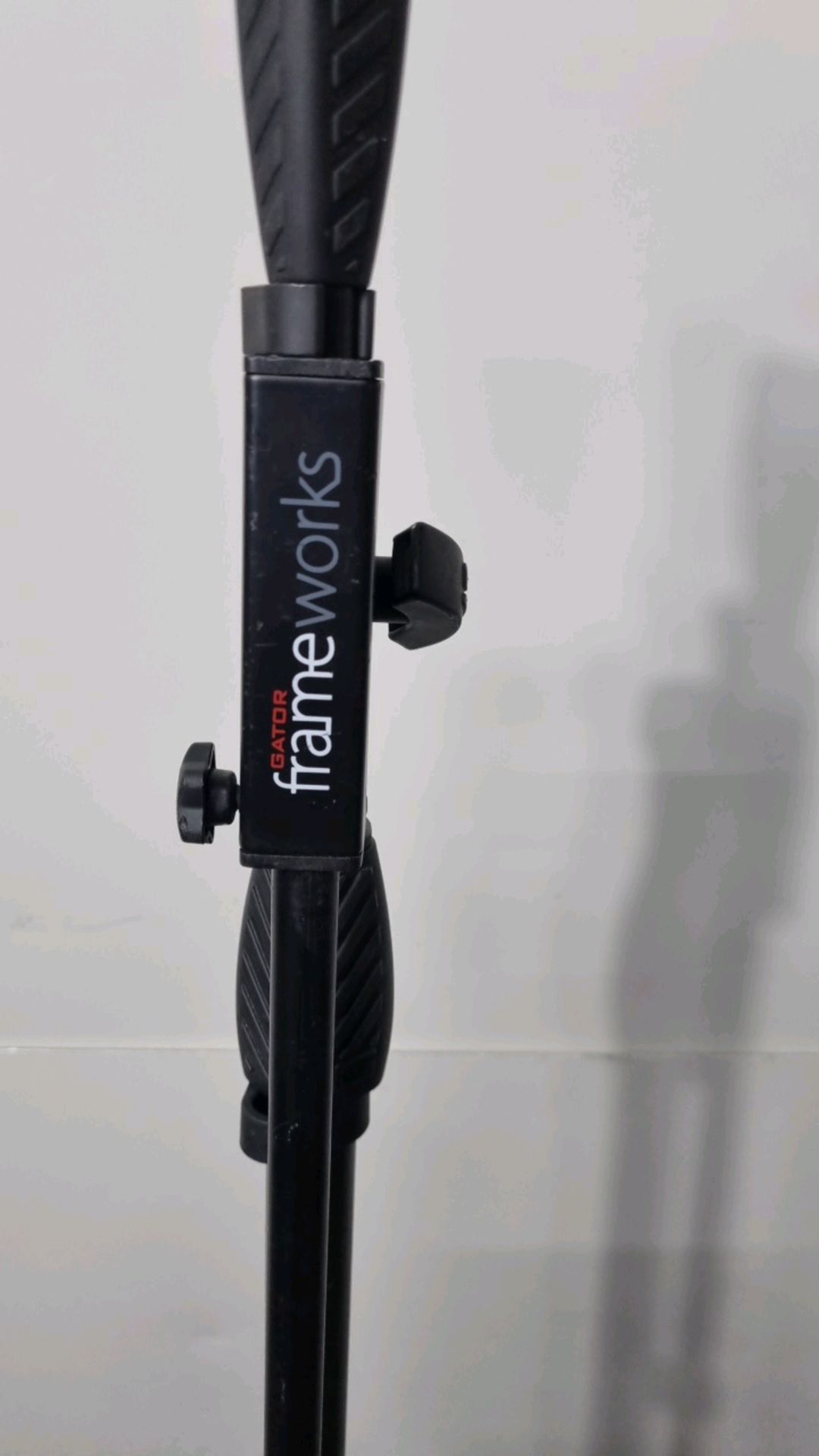 2 x Gator Frameworks Adjustable Microphone Stands In Black - Image 3 of 4