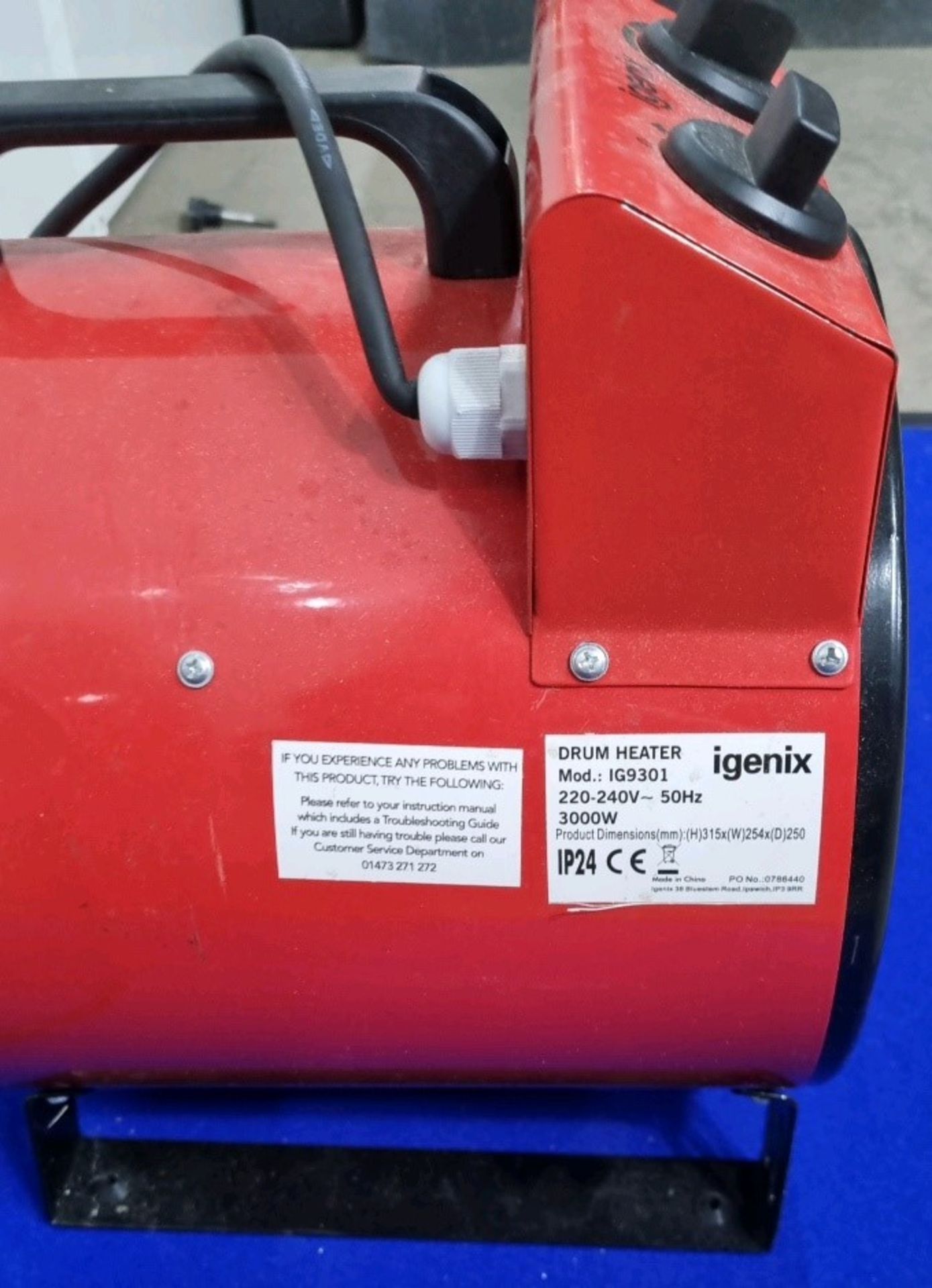 Igenix IG93013 KW Drum Heater - Image 3 of 4