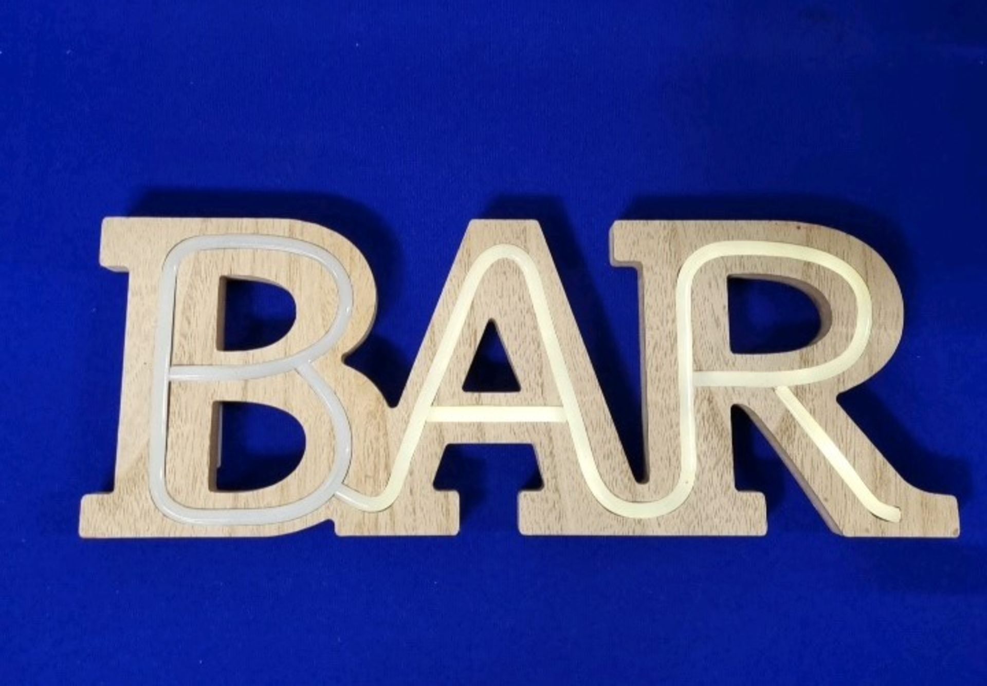 Bar Sign & Glass Jar With Spout - Image 3 of 3