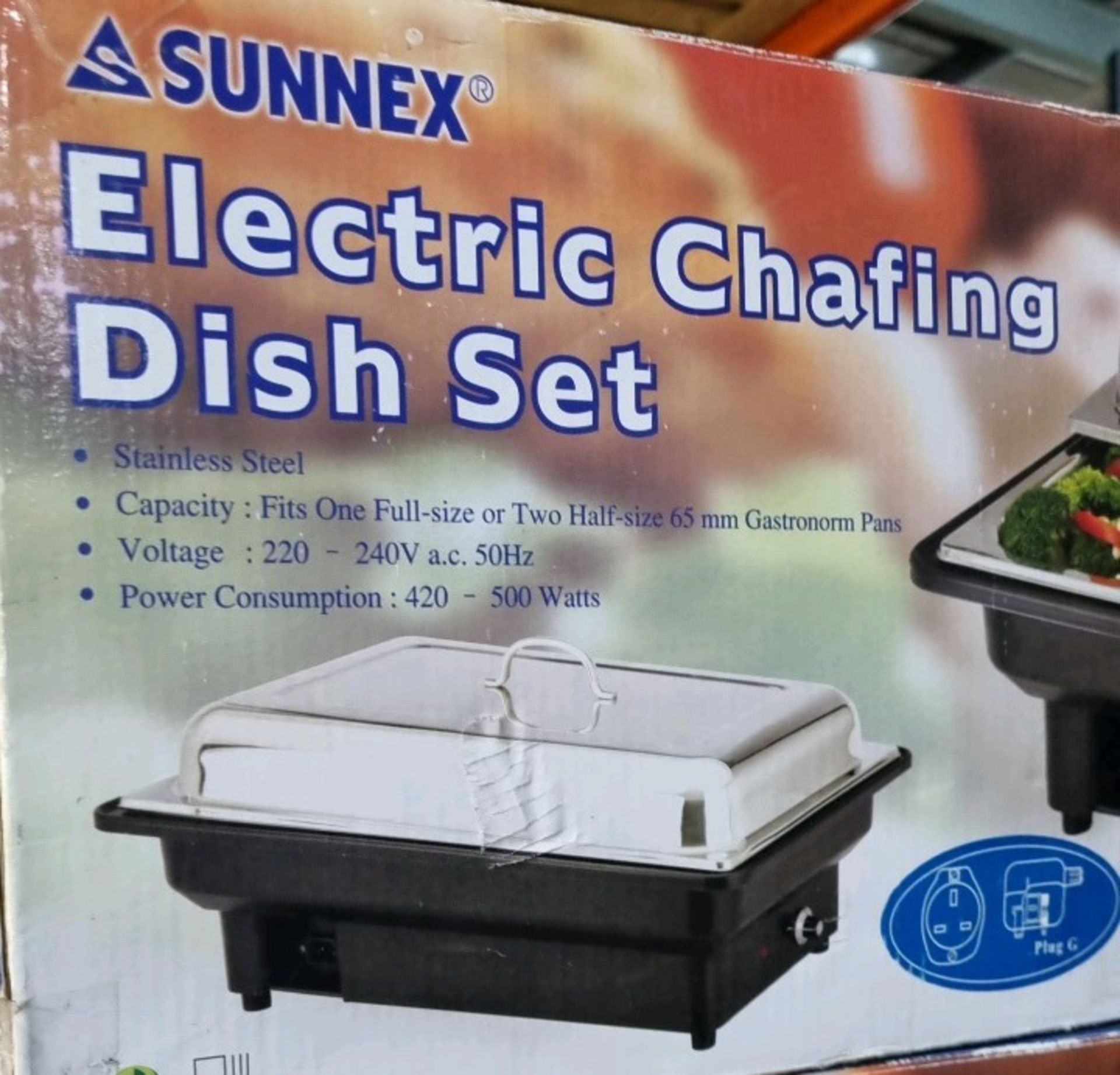 Sunnex X84189 Electric Chafing Dish Set/Food Warmer - Image 2 of 7