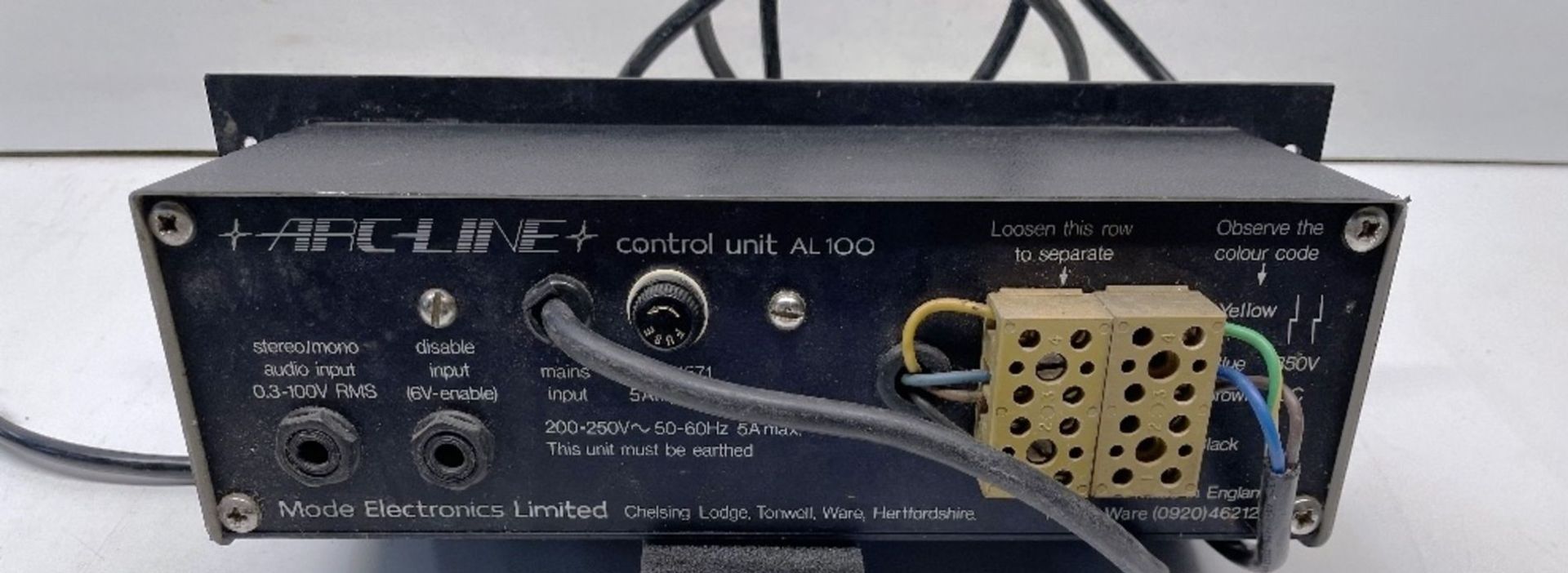 Arc Line AL100 Control Unit - Image 3 of 3