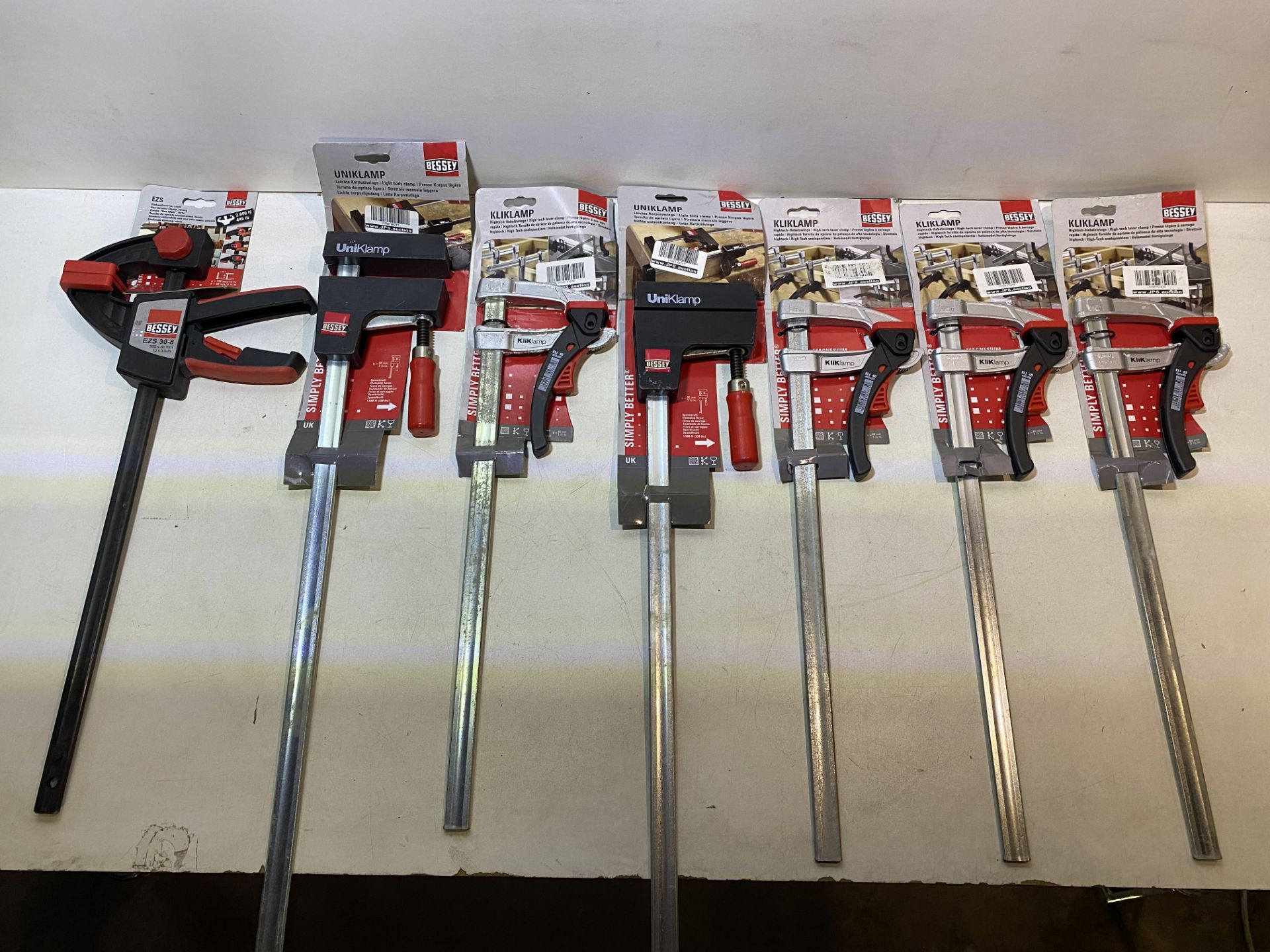 Quantity Of Various Bessey Clamps As Seen In Photos