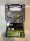 18 x Mastool FORGEFIX PRO MULTI PURPOSE SCREW KIT INC 1100 SCREWS