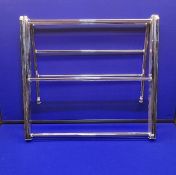 Chrome Effect Foldable Clothes Airer/Dryer