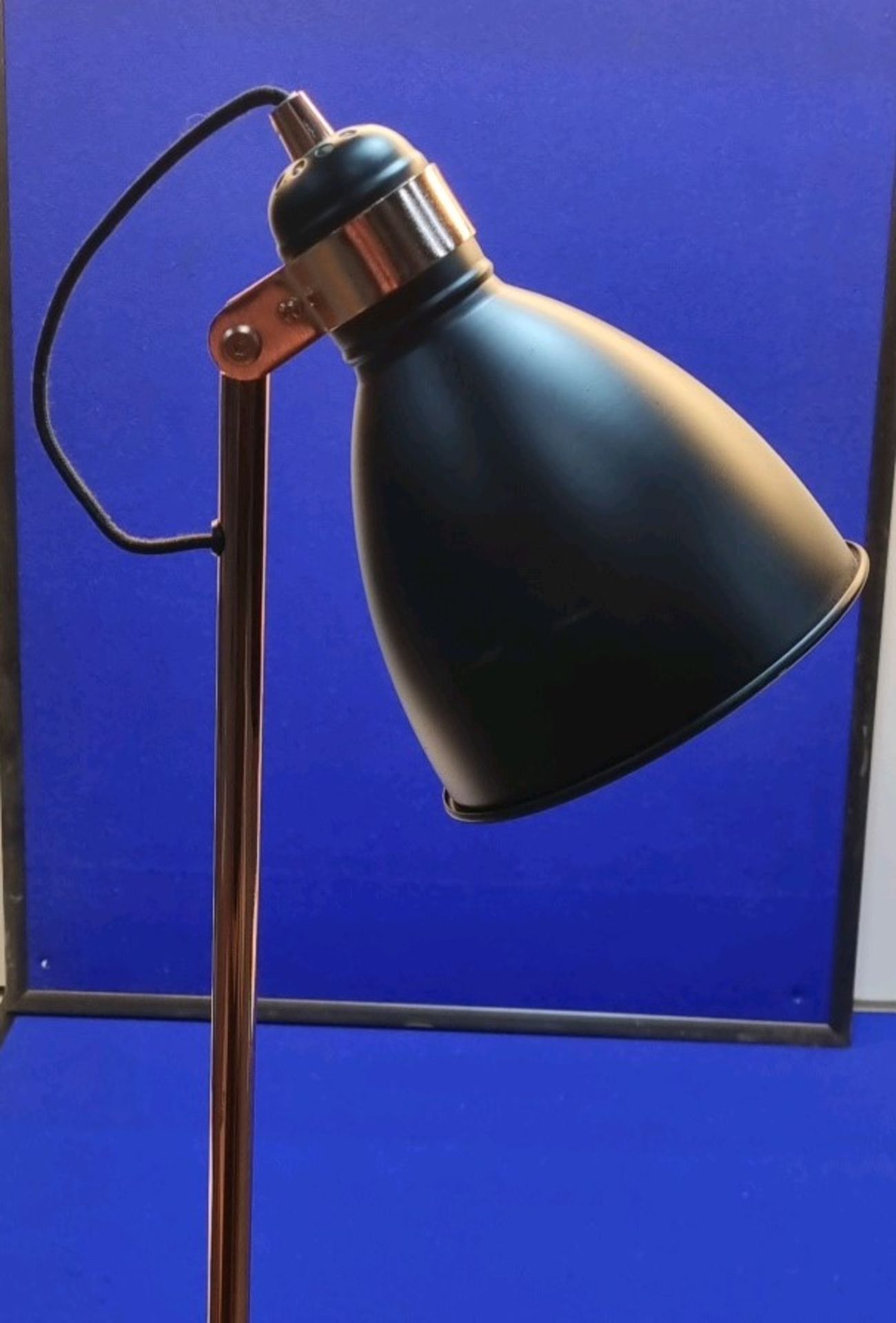 Single Spot Floor Lamp in Black/Copper - Image 3 of 5
