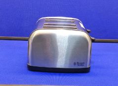 Russell Hobbs Chrome 18790 4 Slice Toaster (Some Slight Marks)