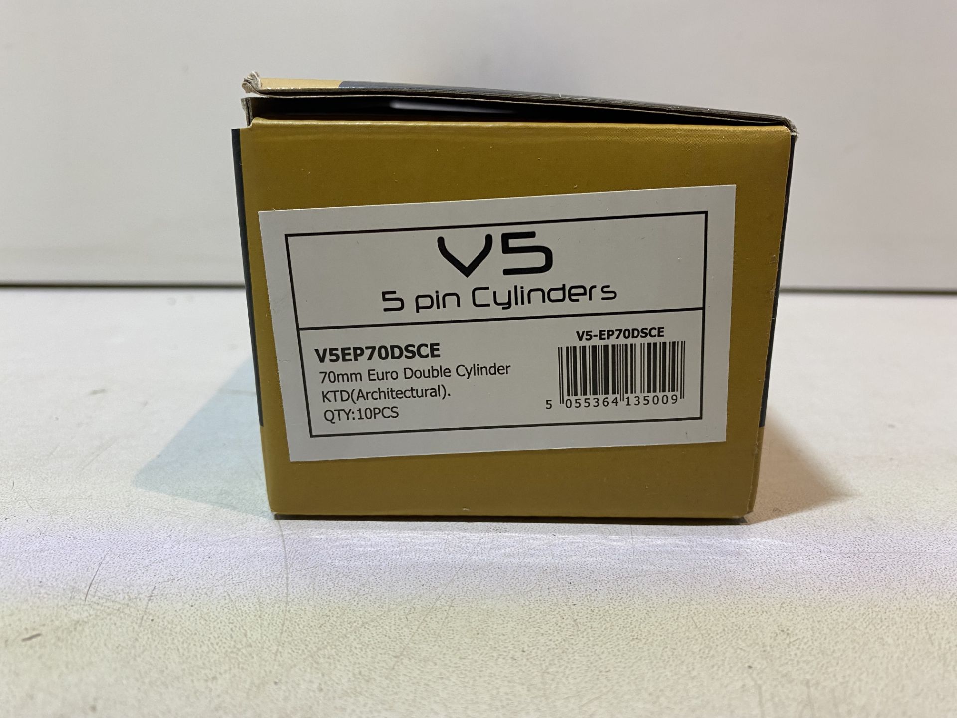 5 x Boxes Of Vier V5EP70DSCE 70mm Euro Double Cylinder ( 10 Per Box ) - Image 4 of 5