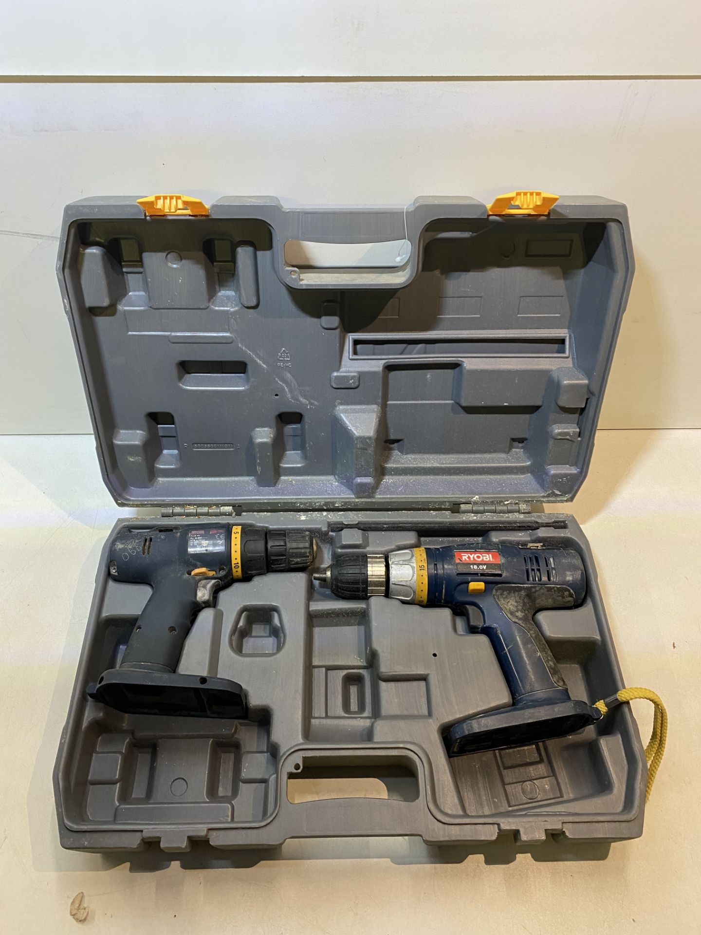 Ryobi CDI-1801CD Cordless Twin Pack Impact driver + Drill Driver 18v * Missing Parts * - See Picture