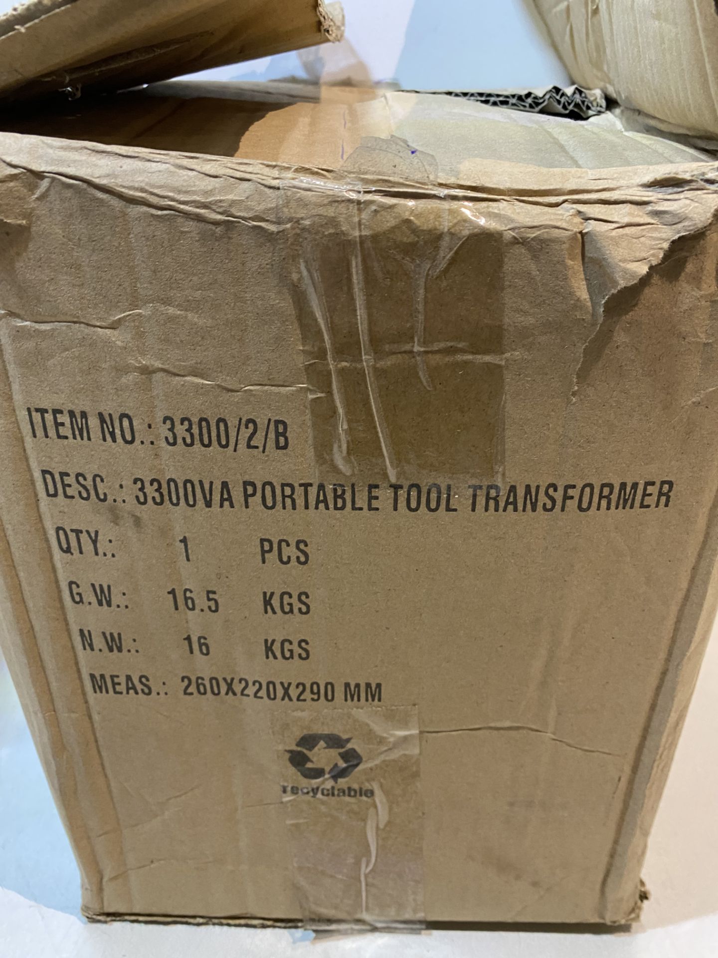 2 x 110v Portable Tool Transformers - Image 3 of 3