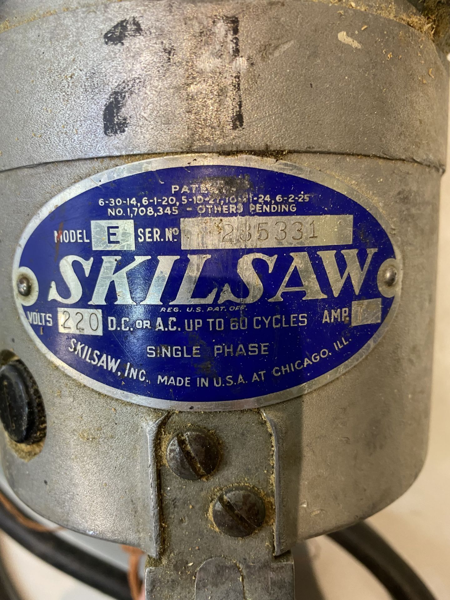 USED Skilsaw Model E Circular Saw - See Pictures - Image 4 of 4