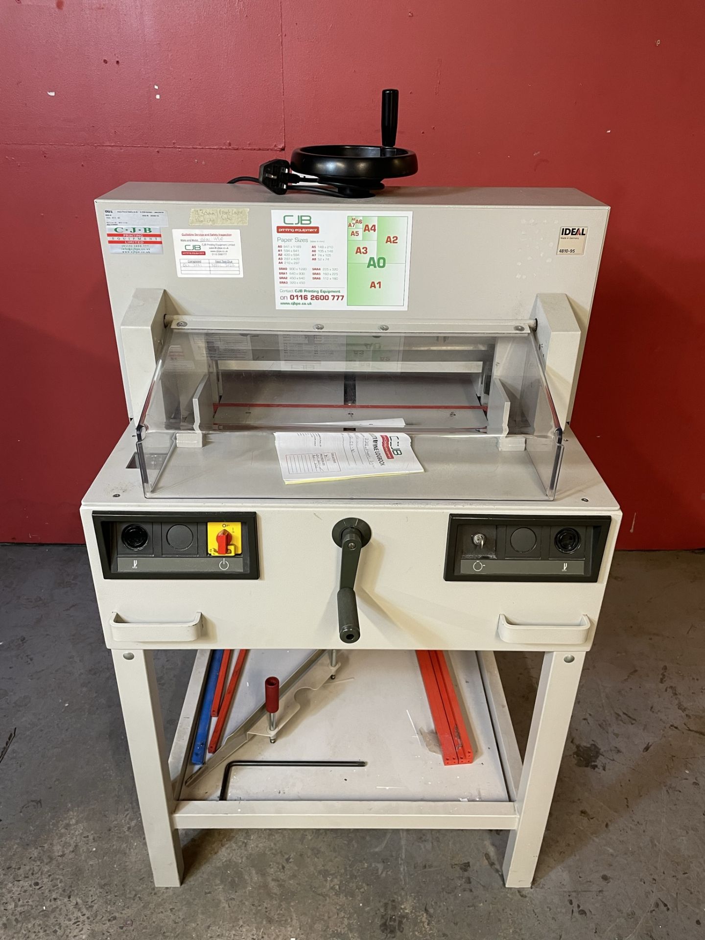 Ideal 4810-95 Paper Guillotine - Image 2 of 7