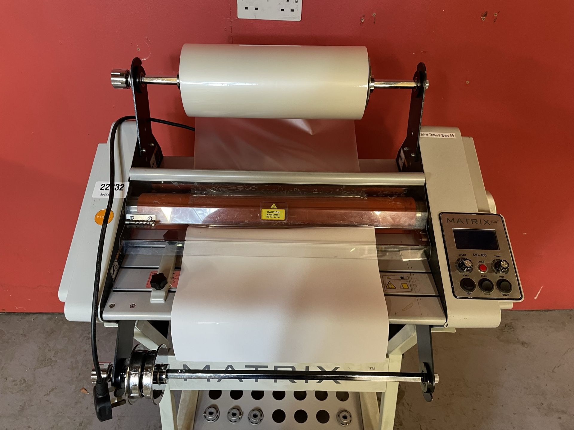 Matrix Duo MD-460 Double Sided Roll Laminator - Image 4 of 5