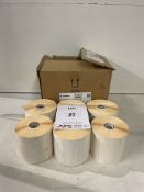 10 x Rolls of Zebra 3011041-T Thermal Paper Labels