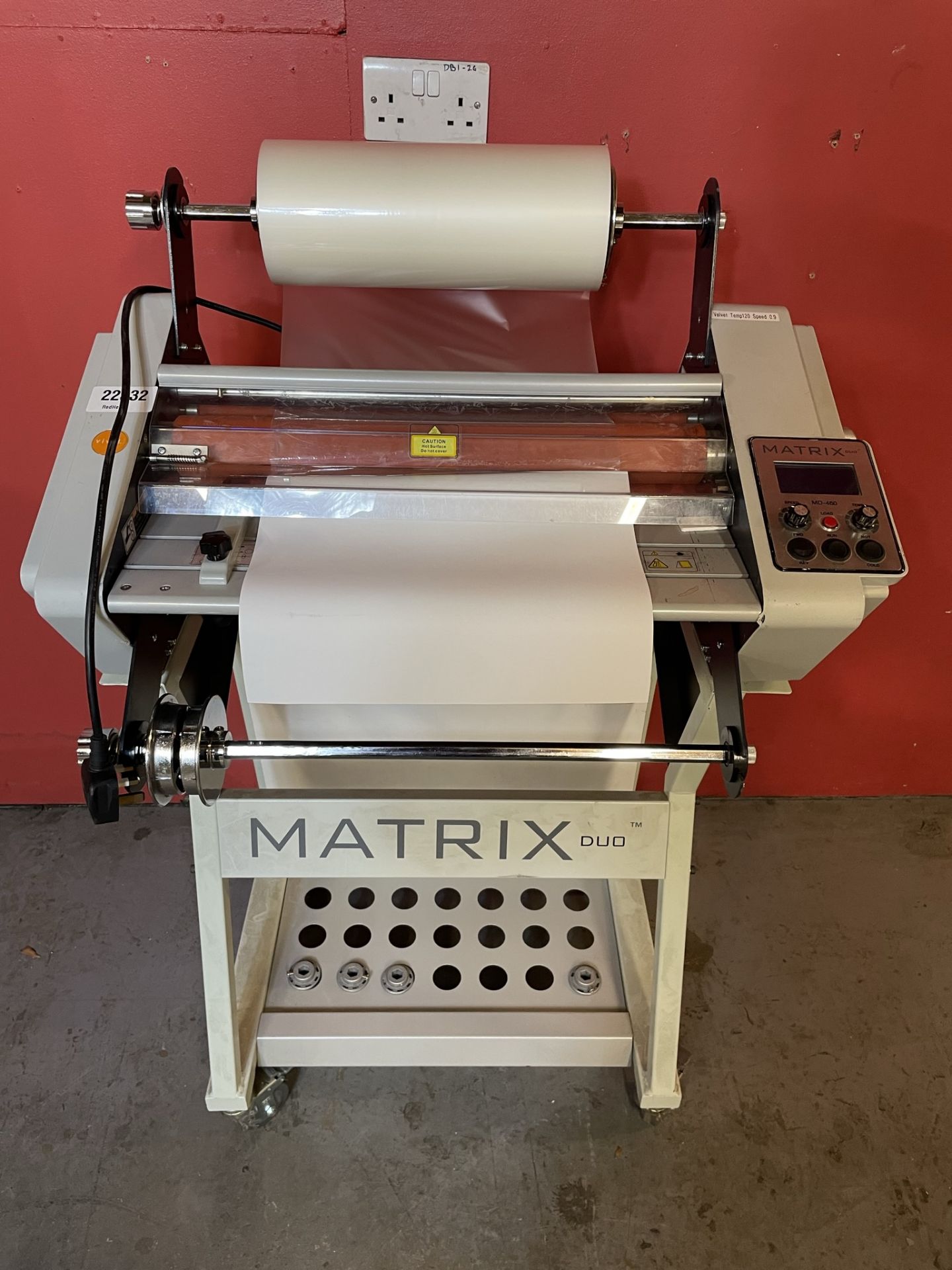 Matrix Duo MD-460 Double Sided Roll Laminator - Image 2 of 5