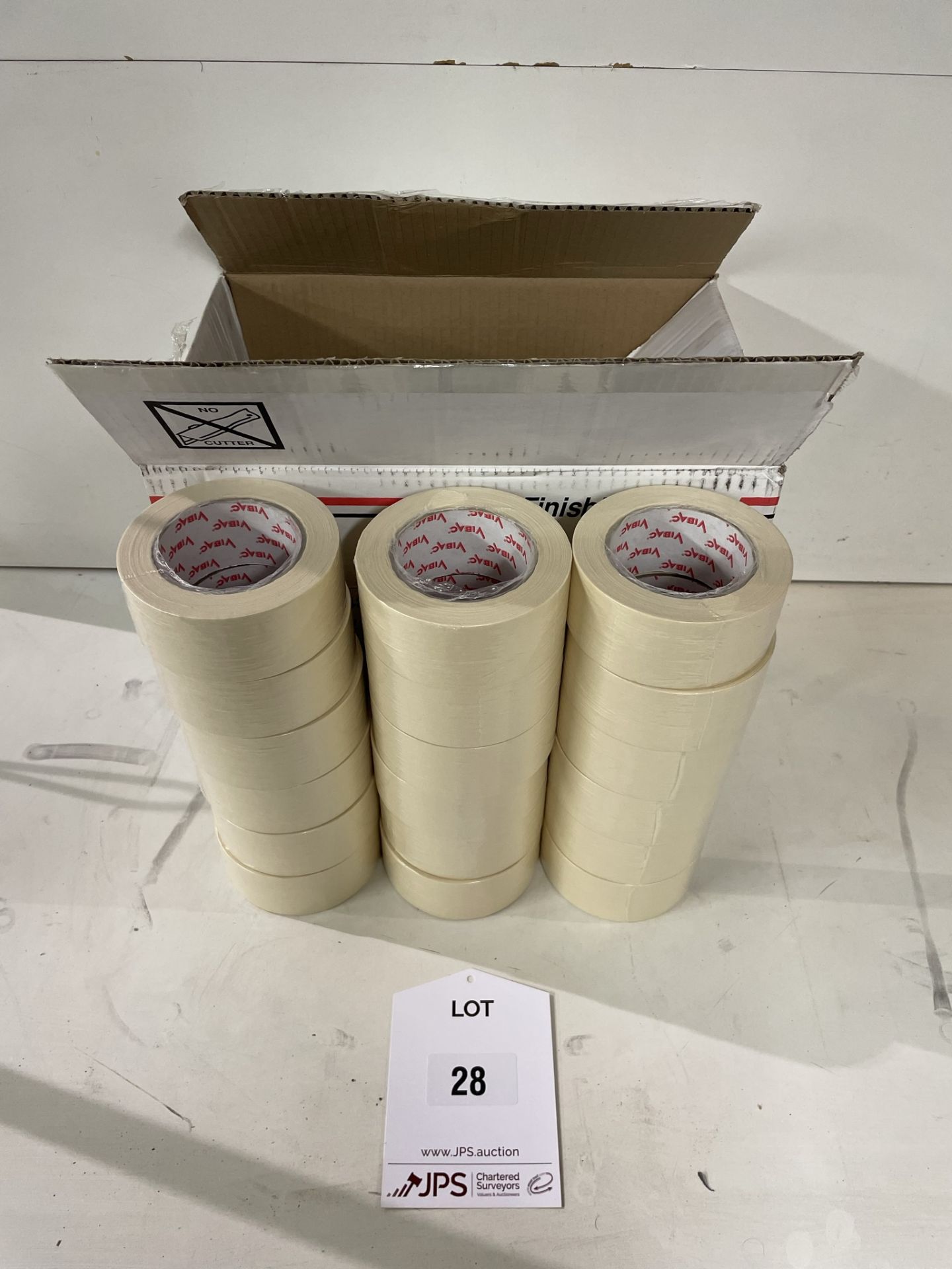 18 x Rolls of Vibac 48x50 Masking Tape - Image 2 of 2