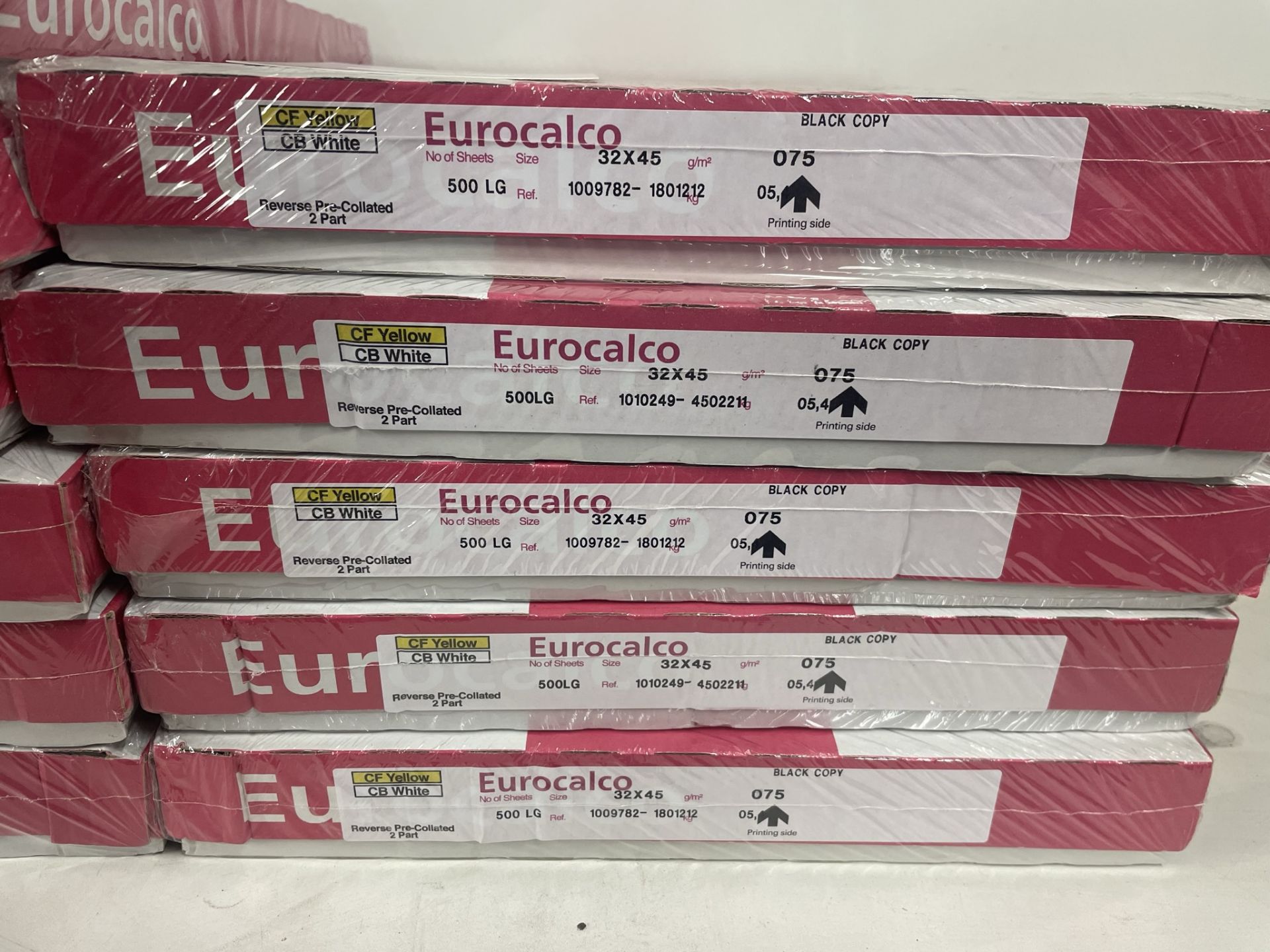 10 x Packs of Eurocalco 32x45 White/Yellow Digital Printing Paper | 500 sheets per pack - Image 3 of 3