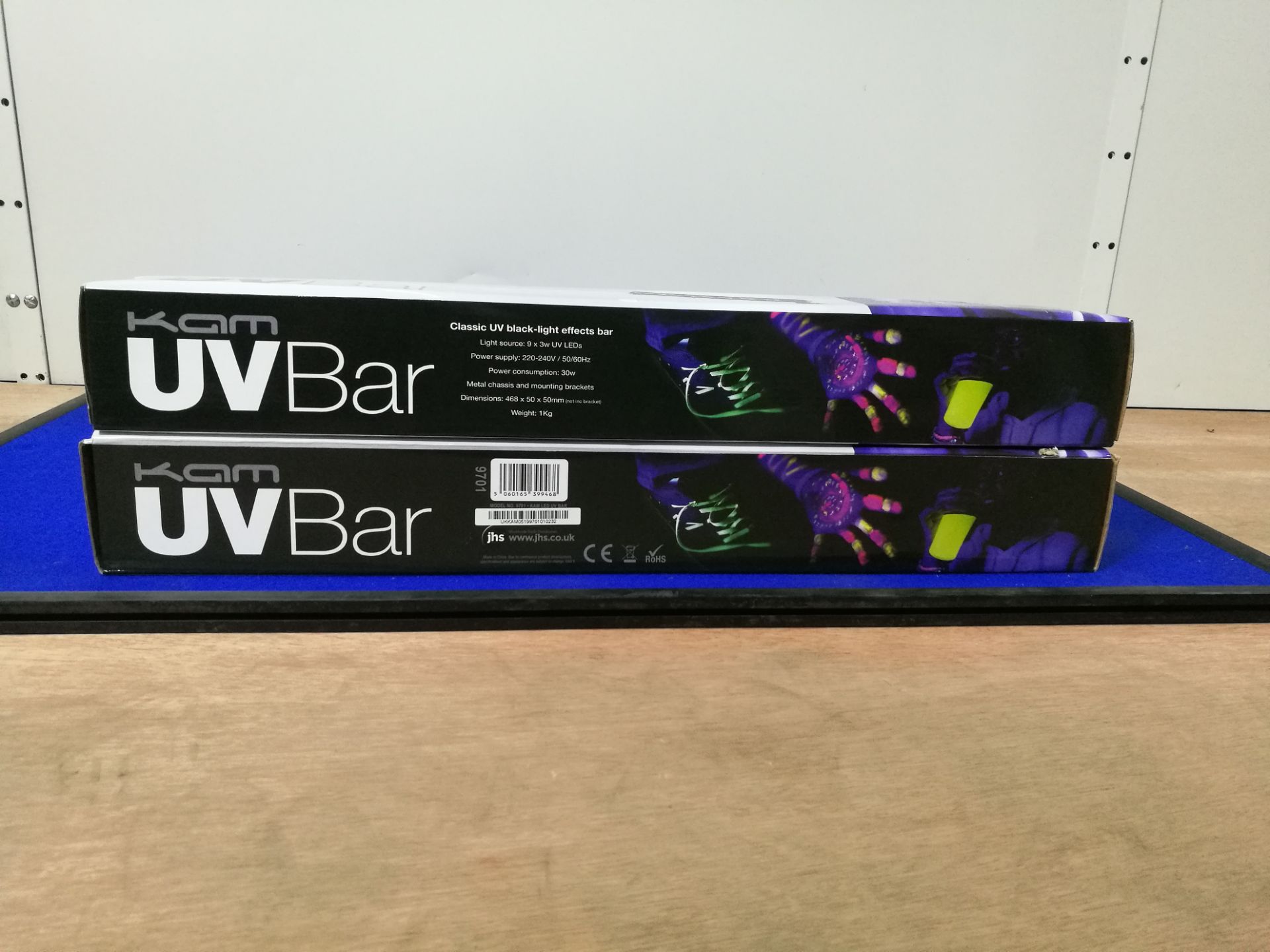 2x Kam LED UV Bar Light