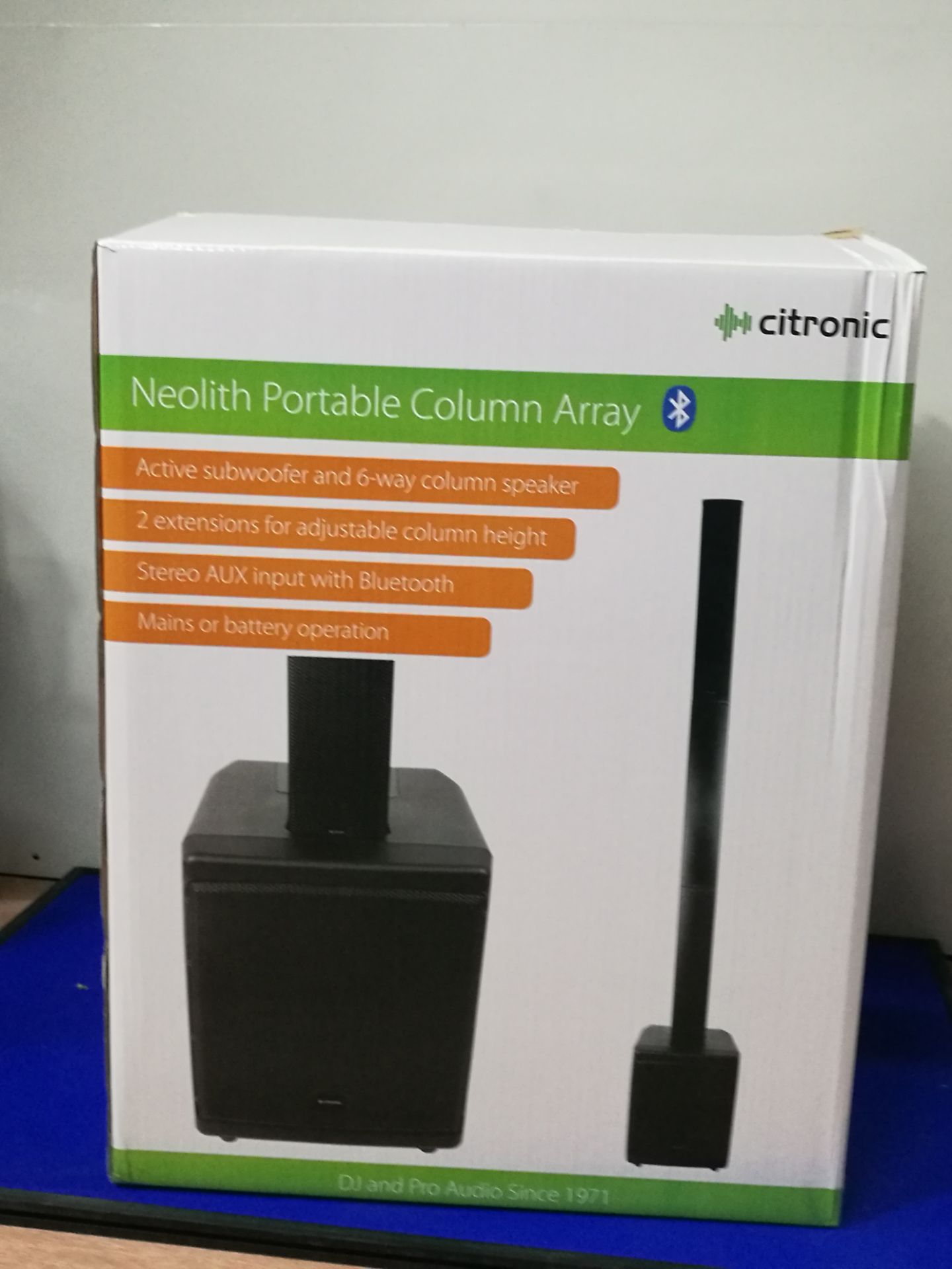 Citronic Neolith – Battery Powered Portable Column Array PA System – 300W RMS - Image 2 of 4