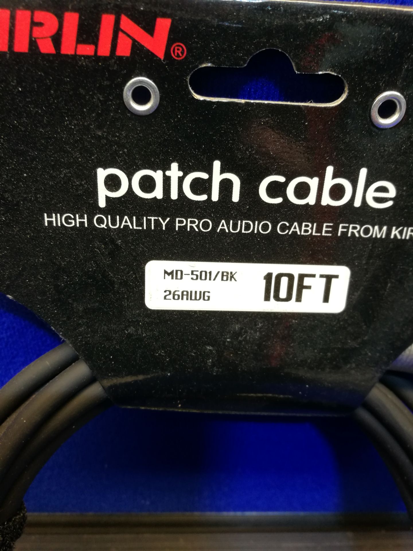 2x Kirlin Pro Deluxe 5 Pin Midi Cable 10 ft - MD-501-10FT - Image 2 of 3