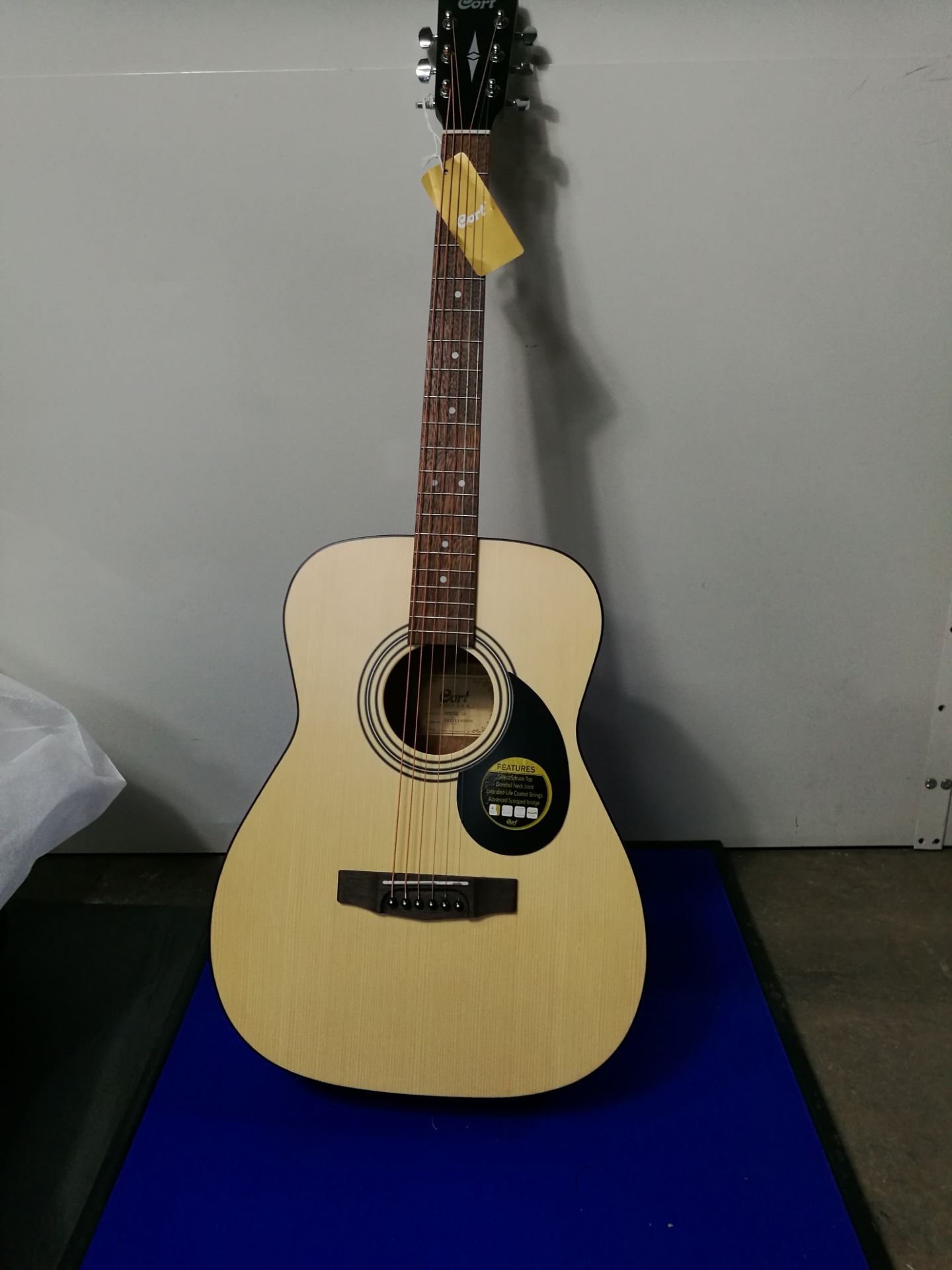 Cort AF510E NS Concert Size Electro Acoustic Guitar with Gig Bag - Natural Satin