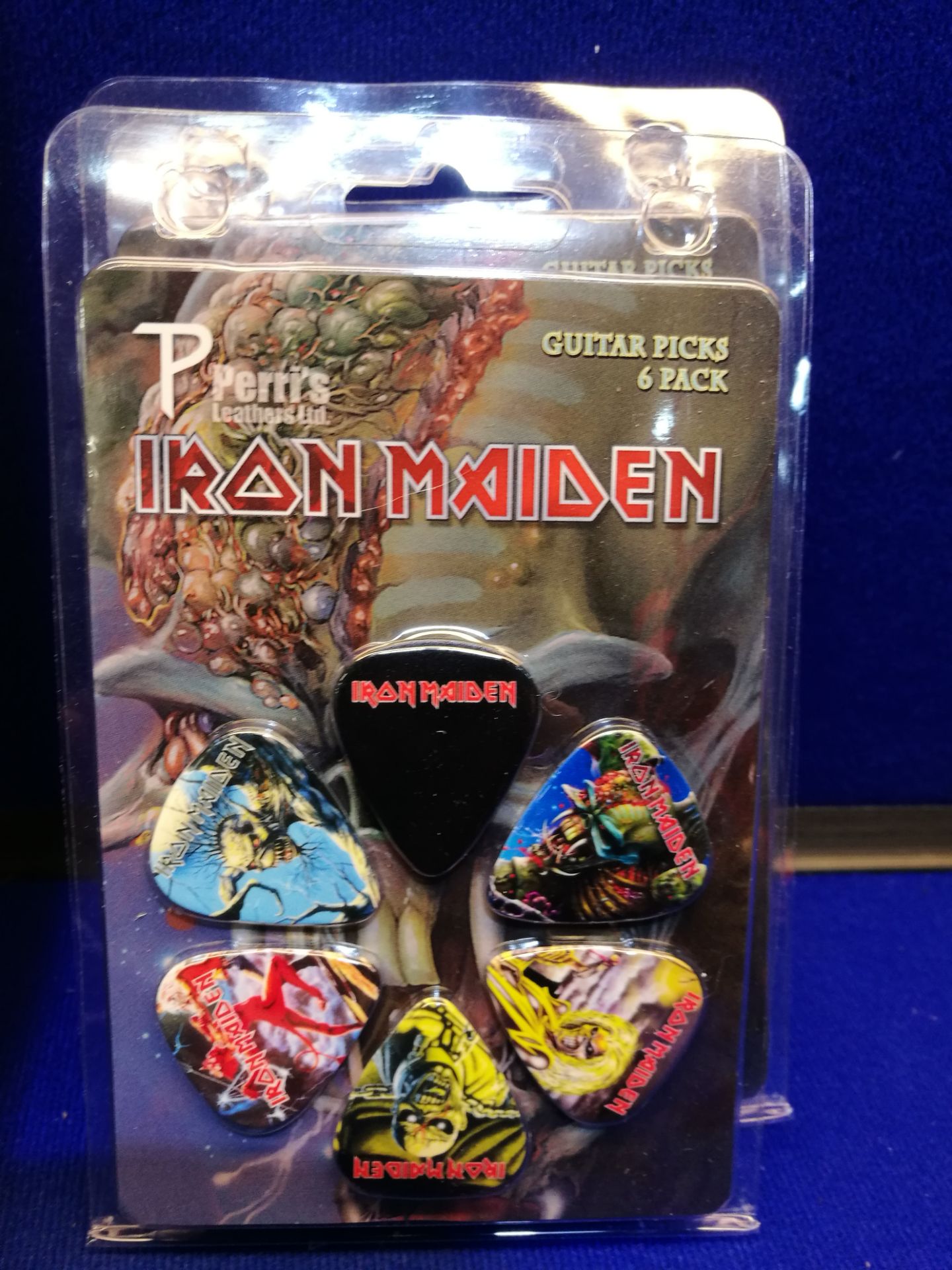 Assortment of Iron Maiden Themed Pick Packs - 2 Variants, 7 Packs Total - Image 3 of 3