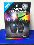 KAM RZ15A V3 Portable PA-BT Speaker System MISSING HEADSET & BODYPACK