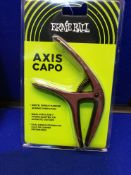 Ernie Ball Axis Guitar Capo, Bronze - PO9602