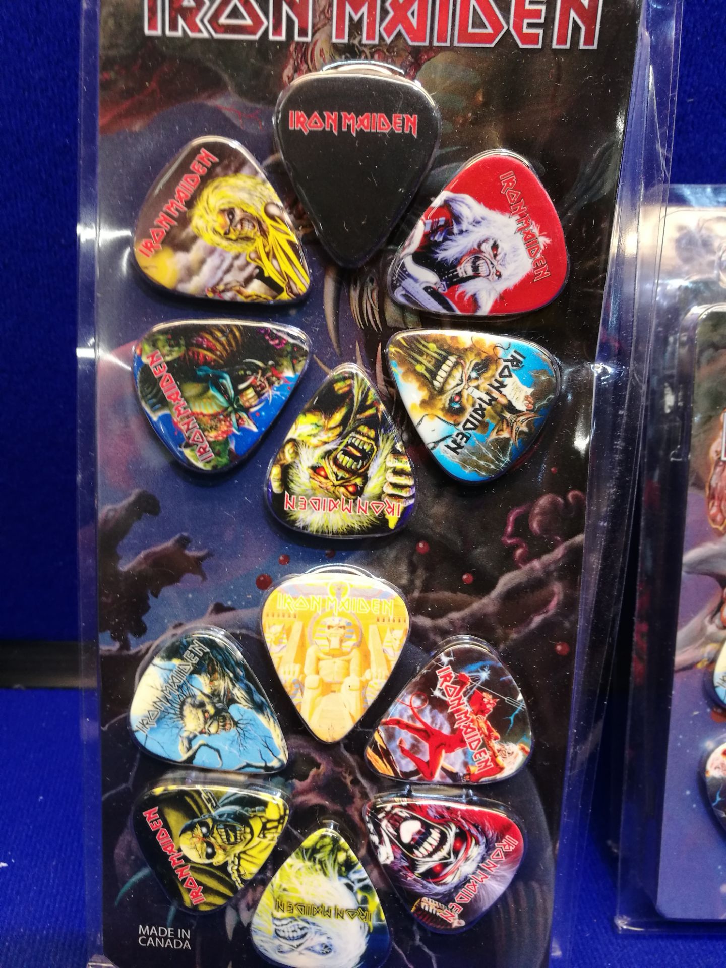 Assortment of Iron Maiden Themed Pick Packs - 2 Variants, 7 Packs Total - Image 2 of 3