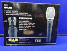 CAD Live D32 Dynamic Vocal Microphone (Pack of 3)