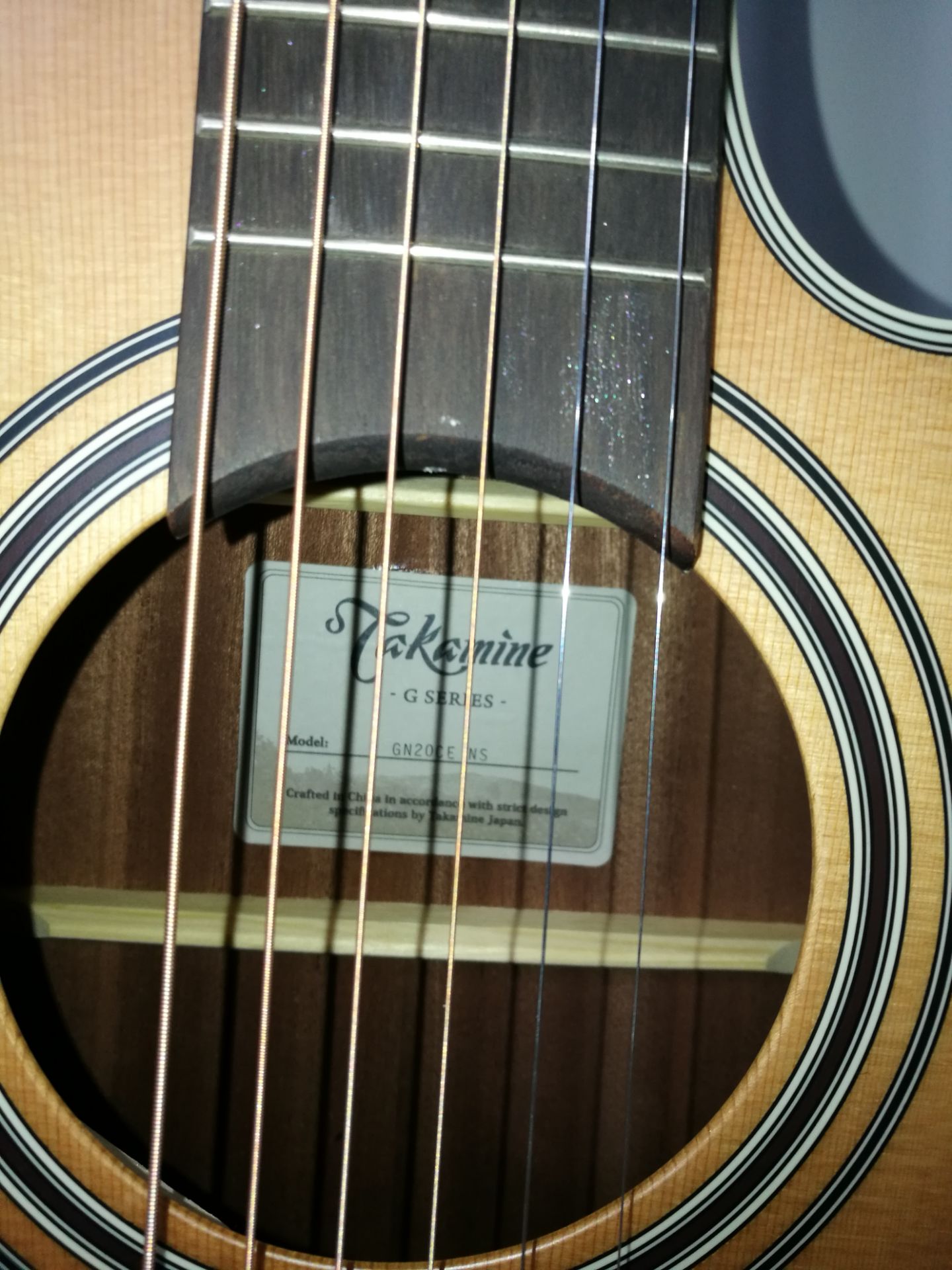 Takamine GN20CE-NS Electro Acoustic Guitar - Image 6 of 7