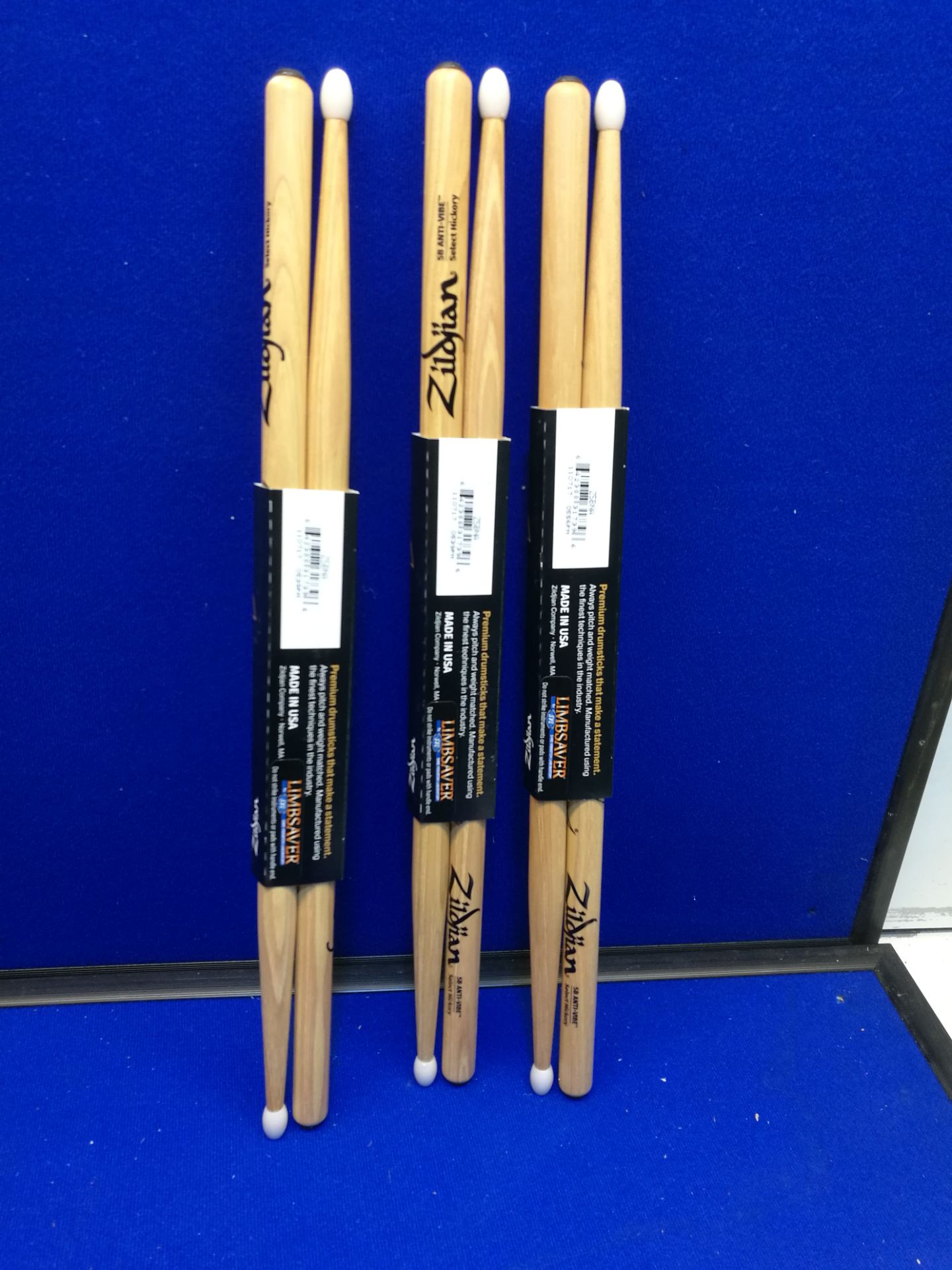 3x Pairs Zildjian Z5BNA Drumsticks