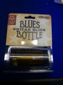 Jim Dunlop 277Yell Blues Bottle Medium Blue Glass Guitar Slide 277 - Yellow