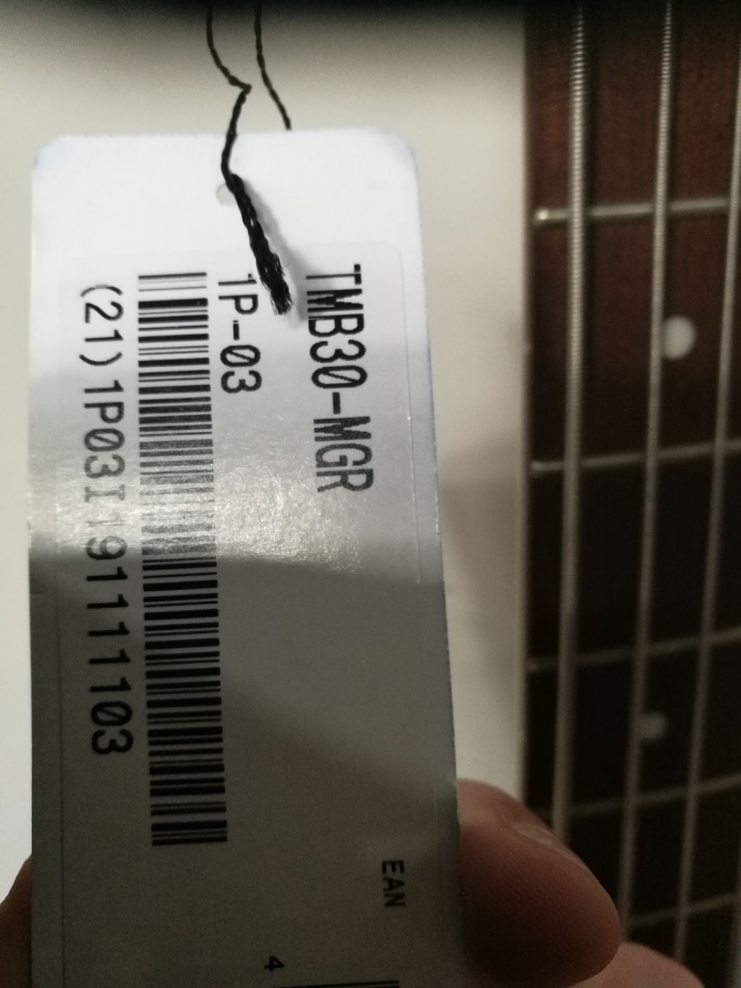 Ibanez TMB30 Short Scale Bass Mint Green | DAMAGE TO MACHINE HEAD (Please see pictures) - Image 7 of 8