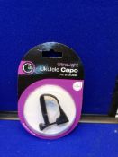 G7th UltraLight Ukulele Capo - Black