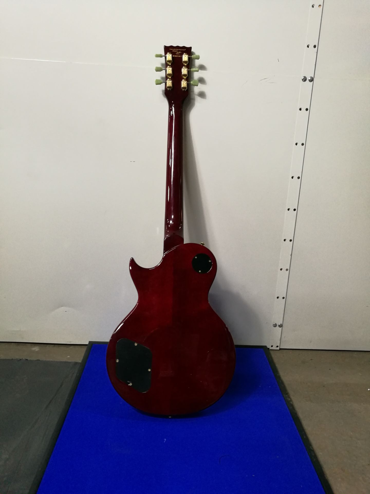 Vintage V100 Reissued Electric Guitar - Wine Red - Image 5 of 6