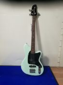 Ibanez TMB30 Short Scale Bass Mint Green | DAMAGE TO MACHINE HEAD (Please see pictures)