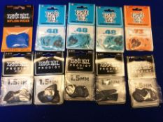 10x Ernie Ball Pick Packs - Various Thicknesses