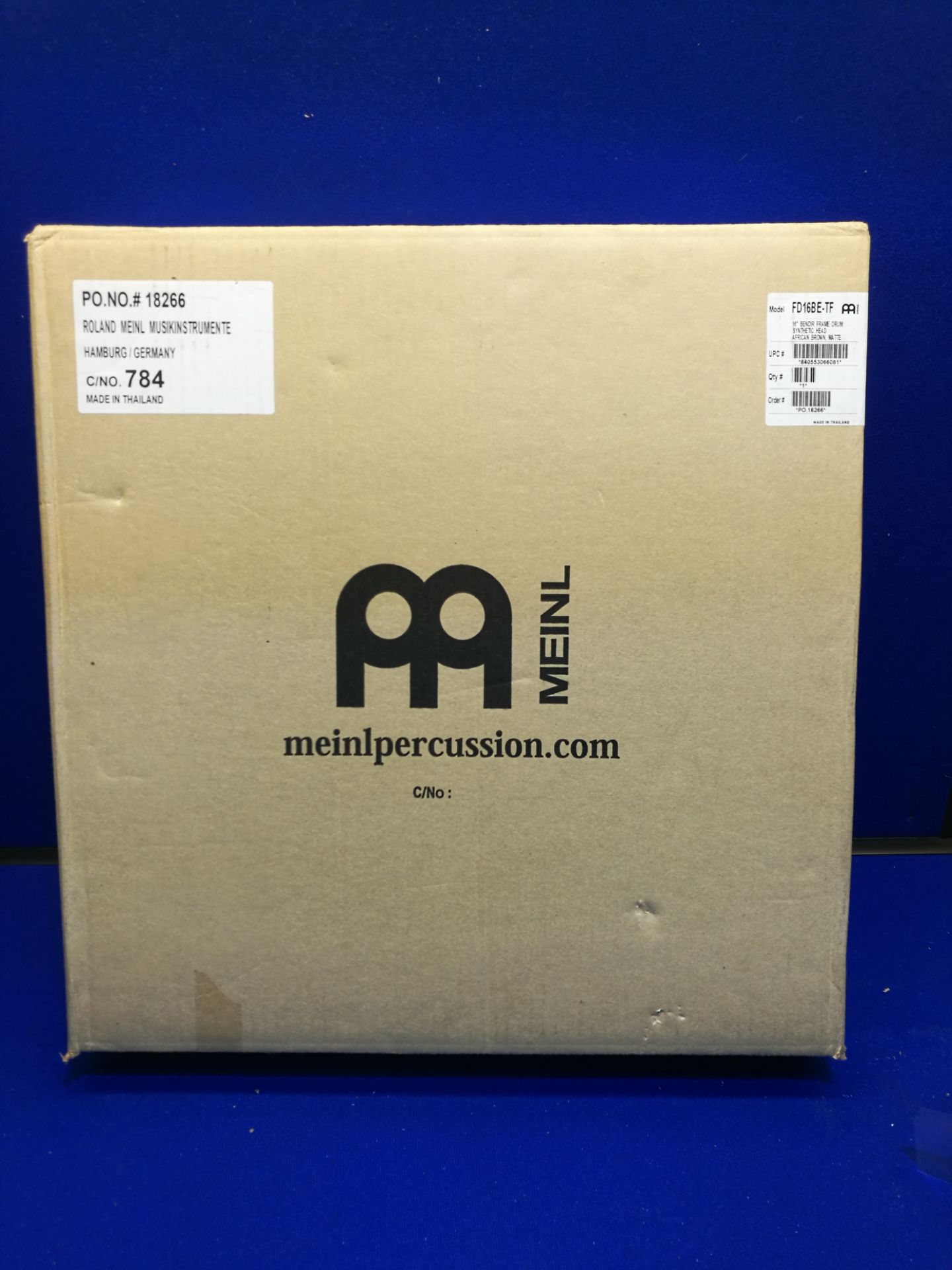 Meinl Synthetic Head Bendir - 16" African Brown - FD16BE-TF - Image 2 of 3