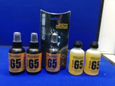 Various Jim Dunlop Formula 65 Guitar Cleaning Products