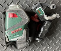 Bosch PLL 360 Line Laser & MM2 Laser Tool Holder