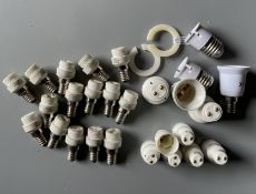 Various lamp holders & convertors - BC-ES, SES-G9, SES-SBC, ES-BC, ES-SES