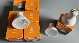 Hive Smart GU10 LED Lamps | 6x Cool-Warm White, 3x Warm white