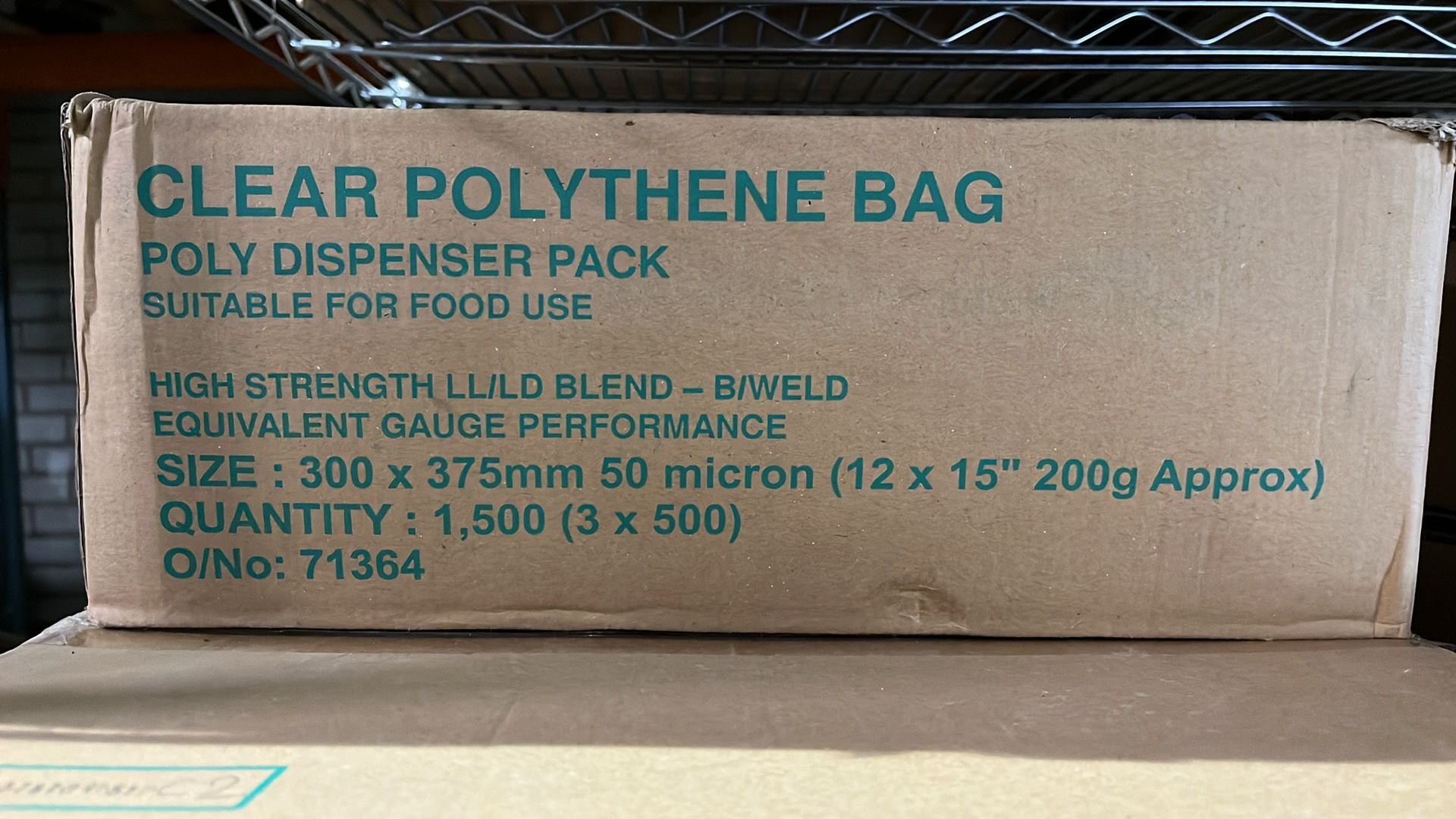 5000 x Unbranded Clear Polythene Bags