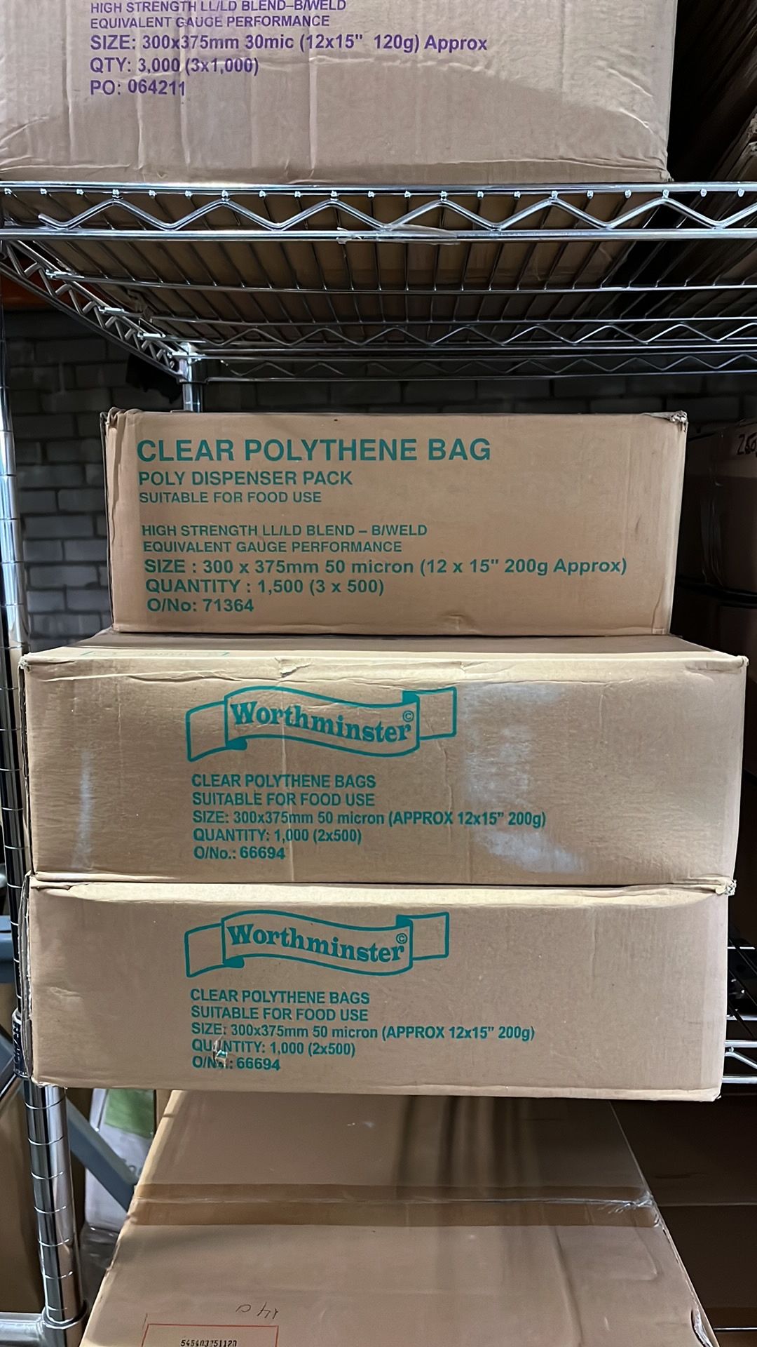 5000 x Unbranded Clear Polythene Bags - Image 2 of 2