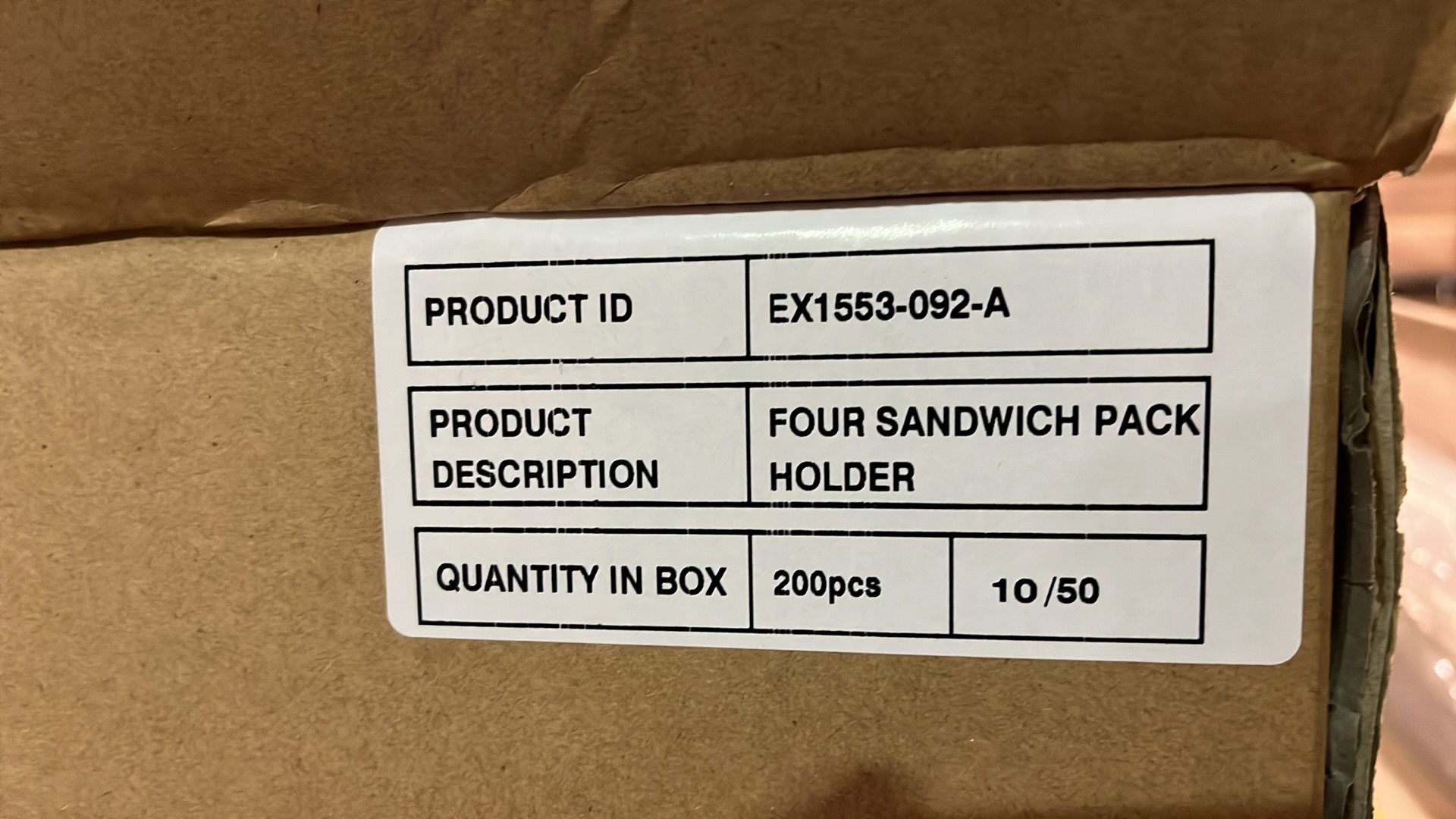 5000 x EX1553-092-A Four Sandwich Holders - Image 6 of 6