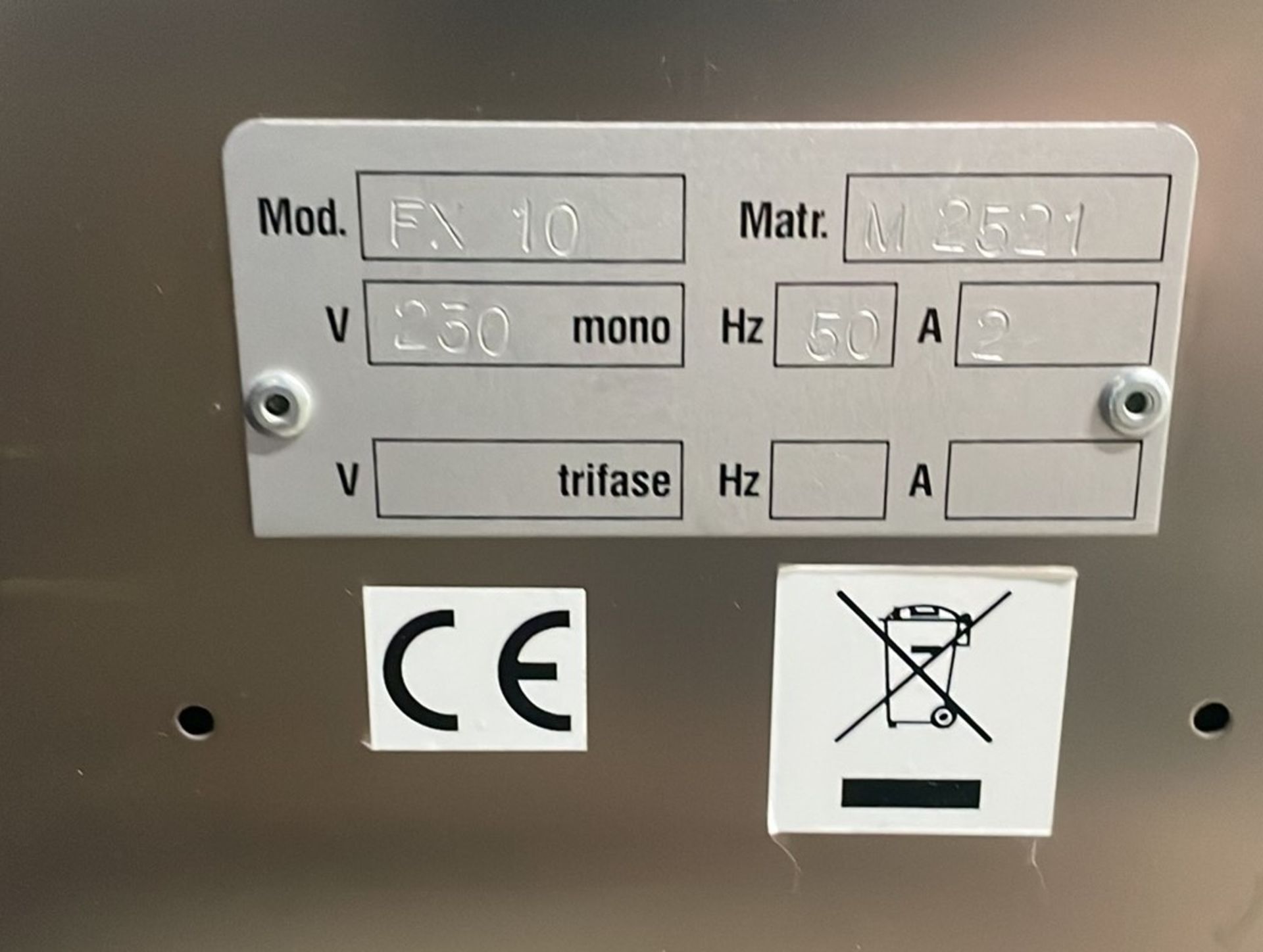 Acosales Semi-Auto Labelling Machine | Model: FX10 | Serial Number: M2521 - Image 4 of 5