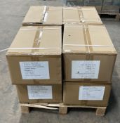 8 x Boxes Foam Push Lids | Dip Length 183mm | White | 300per Box