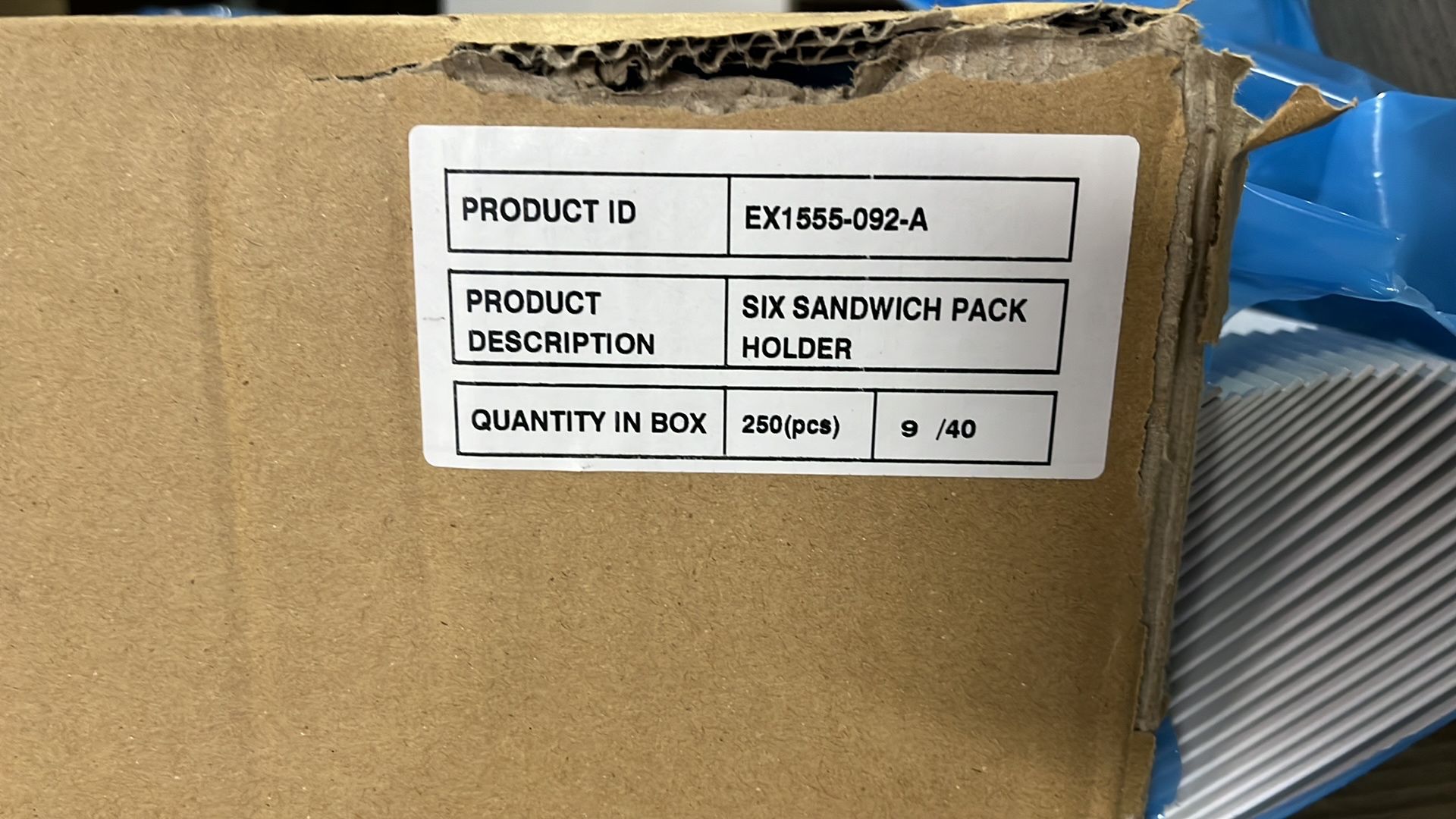 4000 x EX1555-092-A Six Sandwich Pack Holders - Image 4 of 7